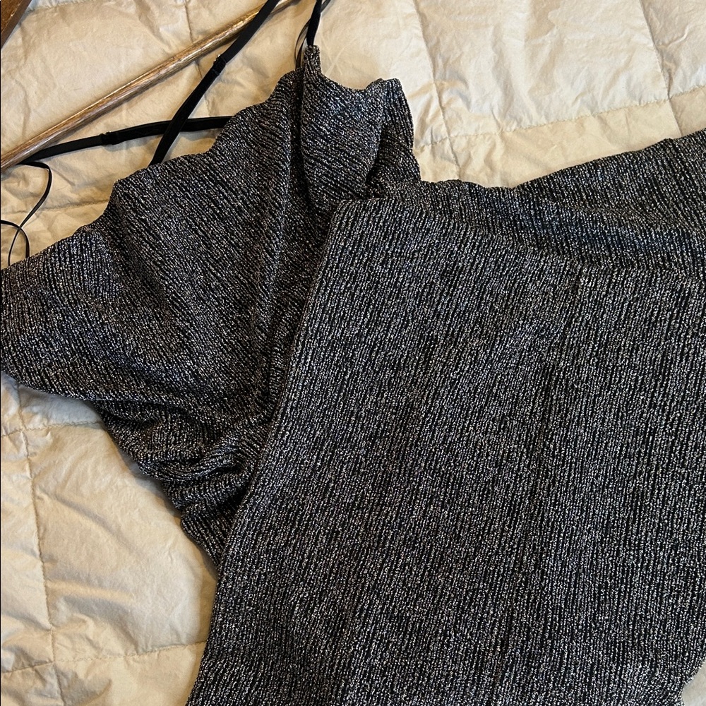 Elegant Silver and Black Women's Jumpsuit